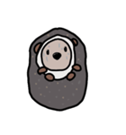 ハムのかわいい友達スタンプ 第1弾＋（個別スタンプ：4）