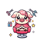 コブタの美容ライフ（個別スタンプ：13）