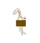 ふにゃりうさぎ（個別スタンプ：16）