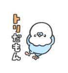 文字で伝えるセキセイインコちゃん（個別スタンプ：24）