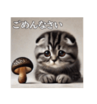 使いやすい猫と茸時々バナナ（個別スタンプ：15）