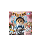 ハッピー記念日猫ちゃん（個別スタンプ：11）