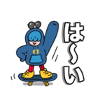 HOODIE SKATERS⭐夏を感じる⚓スケーター（個別スタンプ：5）