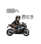 バイクに乗る猫【関東近郊！ツーリング！】（個別スタンプ：6）