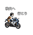 バイクに乗る猫【関東近郊！ツーリング！】（個別スタンプ：12）