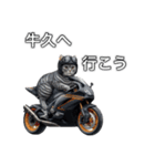 バイクに乗る猫【関東近郊！ツーリング！】（個別スタンプ：25）