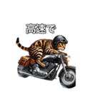 バイクに乗る猫【関東近郊！ツーリング！】（個別スタンプ：31）