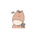 うまがお②（個別スタンプ：17）