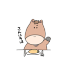 うまがお 敬語/ビジネス（個別スタンプ：3）