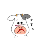 Comical glasses cow（個別スタンプ：14）