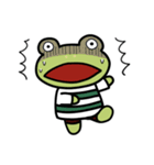 あみぐるみの、カエルくん。（個別スタンプ：5）