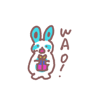 パンダウサギのドタバタ日常（個別スタンプ：22）