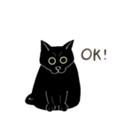 普通の黒猫（個別スタンプ：2）