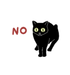 普通の黒猫（個別スタンプ：3）