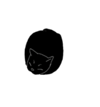 普通の黒猫（個別スタンプ：19）