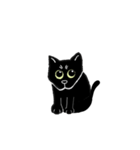 普通の黒猫（個別スタンプ：26）