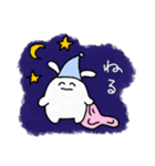しろのうさぎさん（個別スタンプ：16）