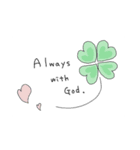 Always with God.（個別スタンプ：8）