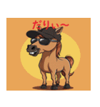 競馬が好きなウマとキんグの日常（個別スタンプ：2）