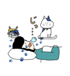 ひねくれあおねこ（個別スタンプ：5）