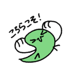 文字付きミジンコドリ（個別スタンプ：10）