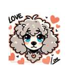 かわいい賑やかな犬たちのLINEスタンプ（個別スタンプ：3）