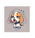 かわいい賑やかな犬たちのLINEスタンプ（個別スタンプ：5）