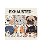 かわいい賑やかな犬たちのLINEスタンプ（個別スタンプ：10）