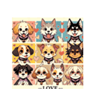 かわいい賑やかな犬たちのLINEスタンプ（個別スタンプ：13）