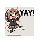 カフェ好き少女のLINEスタンプ（個別スタンプ：14）