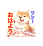 おしゃべり大好き柴犬くん（個別スタンプ：1）