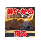 暑い夏の動物たち（個別スタンプ：19）