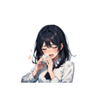 アニメ系美少女スタンプ ver13（個別スタンプ：5）