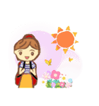 ※English※ Cute cellist's happy days ！（個別スタンプ：8）