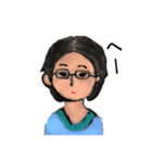 くせ強八方美人ちゃん達（個別スタンプ：25）