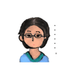 くせ強八方美人ちゃん達（個別スタンプ：27）