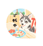 ❇誰でも使えるフレーズ①❇ハスキー犬❇（個別スタンプ：22）