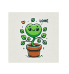 かわいい植物のLINEスタンプ（個別スタンプ：4）