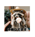 アライグマの使える日常会話（個別スタンプ：19）