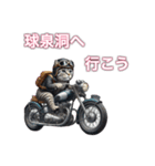 バイクに乗る猫【九州/ツーリング】（個別スタンプ：20）