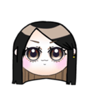 日常の基本表情【茶髪ver.】（個別スタンプ：1）