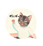 ⭐誰でもOK⭐黒猫⭐使いやすいフレーズ集①（個別スタンプ：16）