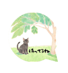 ⭐誰でもOK⭐黒猫⭐使いやすいフレーズ集①（個別スタンプ：27）