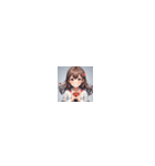 キュートな女の子の日常（個別スタンプ：5）