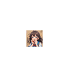 キュートな女の子の日常（個別スタンプ：13）