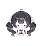きゅるるん女の子 基本スタンプ（個別スタンプ：9）