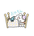 ゾウの女の子のスタンプ（個別スタンプ：6）