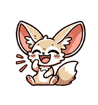 フェネックさん1(夏風味を添えて)（個別スタンプ：2）