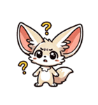 フェネックさん1(夏風味を添えて)（個別スタンプ：6）