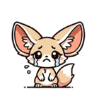 フェネックさん1(夏風味を添えて)（個別スタンプ：10）